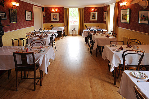 Glenmalure Lodge, Glenmalure. County Wicklow | The Glenmalure Lodge breakfast room