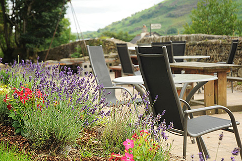 Glenmalure Lodge, Glenmalure. County Wicklow | Outdoor garden seating at the Glenmalure Lodge
