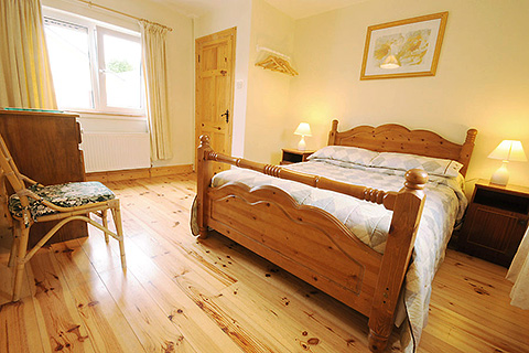 Riverbank, Roundwood. County Wicklow | Double bedroom at Riverbank B&B